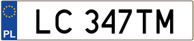 Truck License Plate